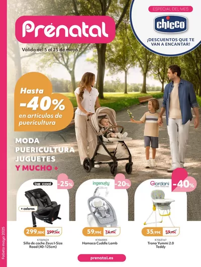 Catálogo Prénatal en Alhendín | Hasta -40% en artículos de puericultura | 5/5/2025 - 25/5/2025