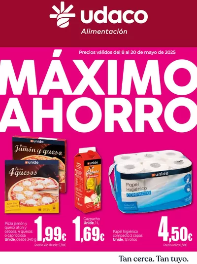 Catálogo UDACO en Sequeros | Máximo Ahorro en UDACO  | 8/5/2025 - 21/5/2025