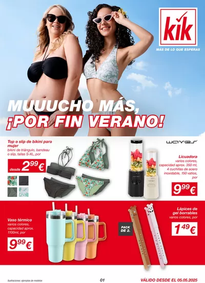 Catálogo KIK en Jambrina | Muuucho más, ¡por fin verano! | 5/5/2025 - 11/5/2025