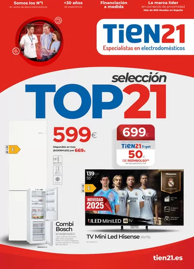 Catálogo Tien 21 en Bailén | Folleto Selección TOP21 | 2/5/2025 - 25/5/2025