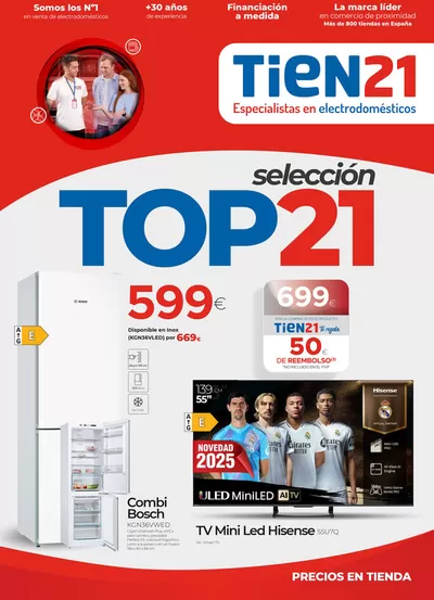 Catálogo Tien 21 en Bailén | TOP 21 MAYO 2025 | 2/5/2025 - 31/5/2025