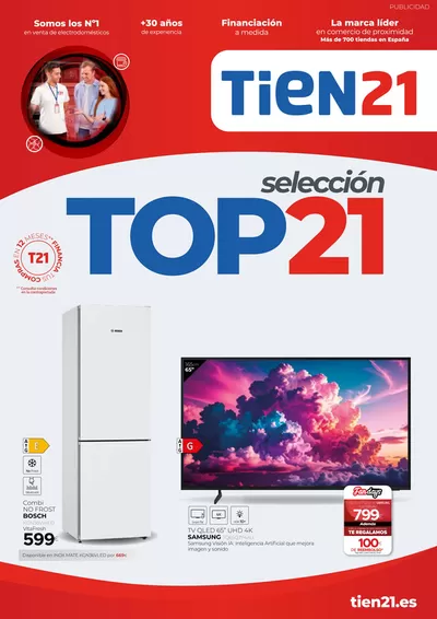Catálogo Tien 21 en Bailén | FOLLETO TOP21 MAYO 2025 | 2/5/2025 - 31/5/2025