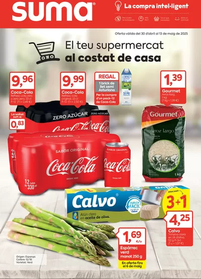 Catálogo Suma Supermercados en Barcelona | Oferta vàlida del 30 d’abril al 13 de maig | 2/5/2025 - 13/5/2025