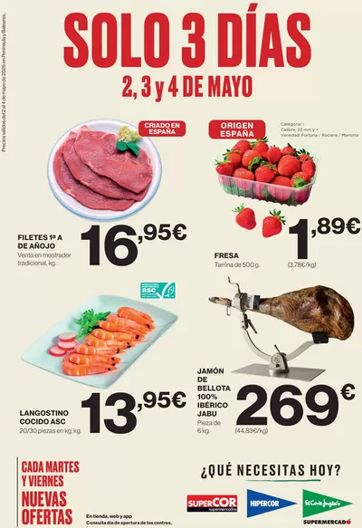Catálogo Hipercor en Málaga | Solo 3 días | 2/5/2025 - 4/5/2025