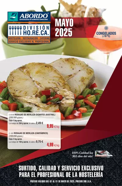 Catálogo Abordo en Xirivella | Precios válidos del 01 al 31 de mayo | 2/5/2025 - 31/5/2025