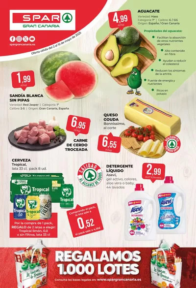 Catálogo SPAR Gran Canaria en Las Palmas de Gran Canaria | Oferta válida del 2 al 15 de mayo | 2/5/2025 - 15/5/2025