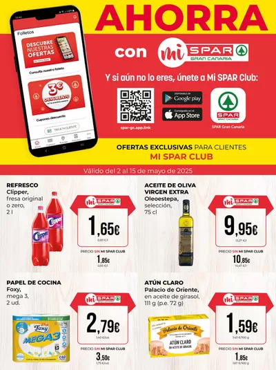 Catálogo SPAR Gran Canaria en Las Palmas de Gran Canaria | Válido del 2 al 15 de mayo | 2/5/2025 - 15/5/2025