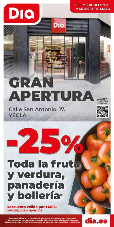 Catálogo Dia en Caudete | Gran apertura Dia del 7 al 13 de mayo | 7/5/2025 - 13/5/2025