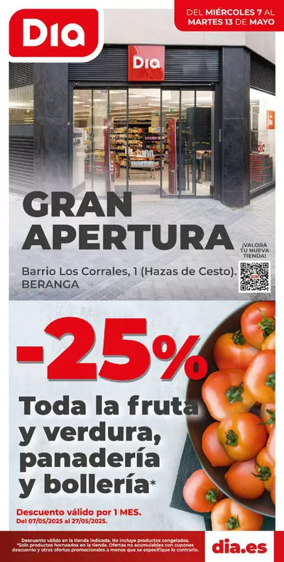 Ofertas de Hiper-Supermercados en Liérganes | Gran apertura Dia del 7 al 13 de mayo de Dia | 7/5/2025 - 13/5/2025