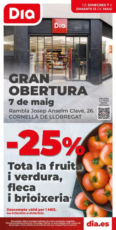 Catálogo Dia en Barcelona | Gran apertura Dia del 7 al 13 de mayo | 7/5/2025 - 13/5/2025