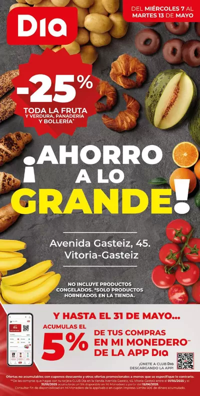 Catálogo Dia | Ahorro a lo grande del 7 al 13 de mayo | 7/5/2025 - 13/5/2025