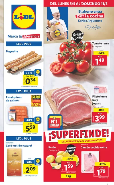 Catálogo Lidl en Suflí | № 1 PRECIO - Ofertas válidas del 05/05 al 11/05 | 5/5/2025 - 11/5/2025