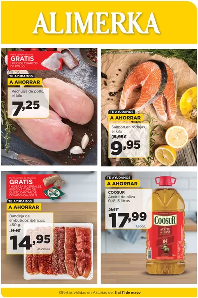 Catálogo Alimerka en Blimea | Semanal del 5 al 11 de mayo Asturias | 5/5/2025 - 11/5/2025