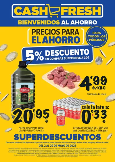 Catálogo Cash Fresh en Bollullos Par del Condado | Del 2 al 29 de mayo | 5/5/2025 - 29/5/2025