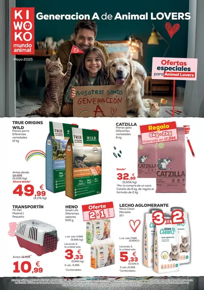 Catálogo Kiwoko en El Pedregal (Las Palmas) | Generacion A de Animal Lovers | 24/4/2025 - 28/5/2025