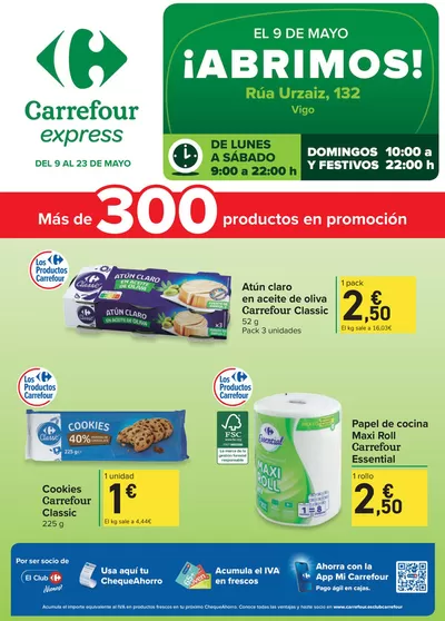 Catálogo Carrefour Express | Abrimos | 9/5/2025 - 23/5/2025