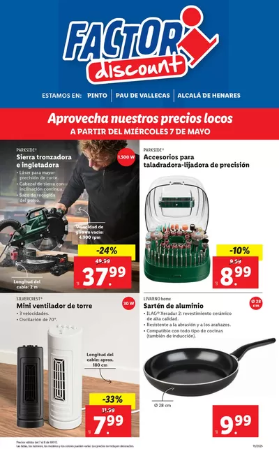 Catálogo FACTORI discount en Madrid | Factori discount - Ofertas válidas del 07/05 al 12/05 | 7/5/2025 - 12/5/2025