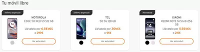 Ofertas de Informática y Electrónica en Ibiza | Tu móvil libre de Simyo | 5/5/2025 - 19/5/2025