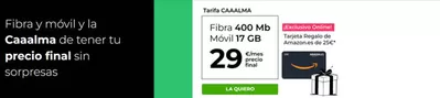 Catálogo ADAMO en Piélagos | Fibra y móvil y la Caaalma Total de tenerlo todo ilimitado | 5/5/2025 - 19/5/2025