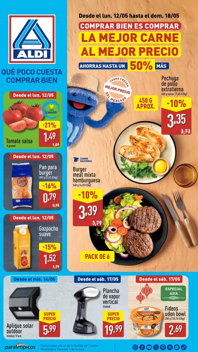 Catálogo ALDI en Los Realejos (Tenerife) | ¡Qué poco cuesta comprar bien! | 12/5/2025 - 18/5/2025