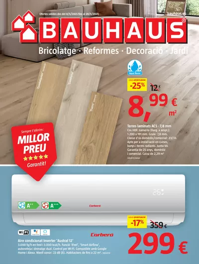 Catálogo BAUHAUS en Sabadell | Bricolatge, reformes, decoració i jardí | 8/5/2025 - 28/5/2025