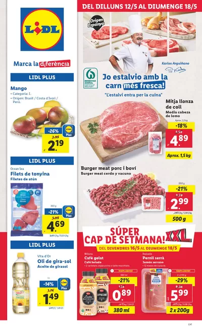 Catálogo Lidl en Vallfogona de Riucorb | № 1 PRECIO - Ofertas válidas del 12/05 al 18/05 | 12/5/2025 - 18/5/2025