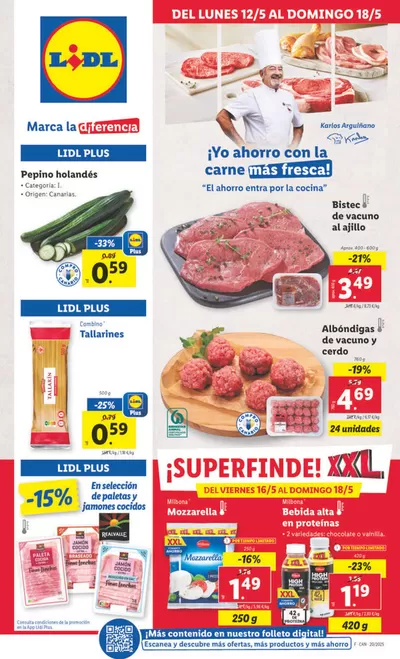 Catálogo Lidl en El Pedregal (Las Palmas) | № 1 PRECIO - Ofertas válidas del 12/05 al 18/05 | 12/5/2025 - 18/5/2025