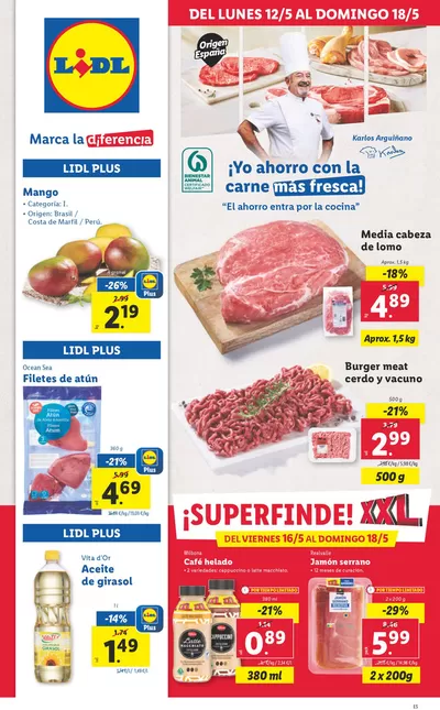 Catálogo Lidl en Águilas | № 1 PRECIO - Ofertas válidas del 12/05 al 18/05 | 12/5/2025 - 18/5/2025