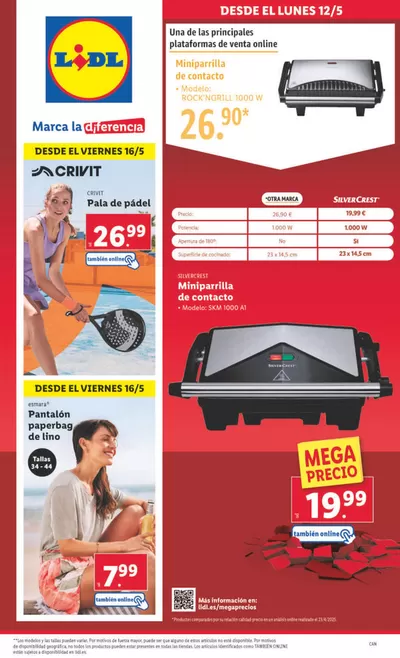 Catálogo Lidl en El Pedregal (Las Palmas) |  ¡Bazar Lidl! Ofertas válidas del 12/05 al 18/05 | 12/5/2025 - 18/5/2025