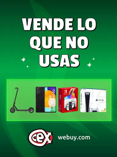 Catálogo CeX en Santa Lucía de Tirajana | Vende lo que no usas | 6/5/2025 - 31/5/2025