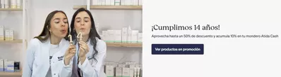 Ofertas de Salud y Ópticas en Lezo | ¡Cumplimos 14 años! de Atida MiFarma | 6/5/2025 - 19/5/2025