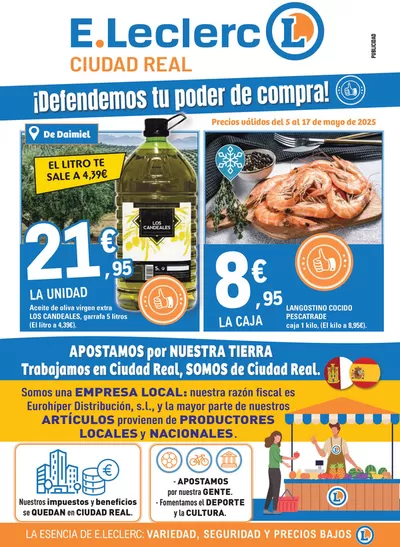 Catálogo E.Leclerc en Ciudad Real | ESPECIAL ALIANZAS LOCLAES | 7/5/2025 - 17/5/2025