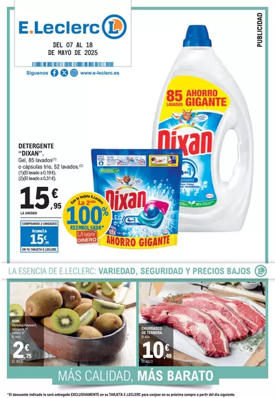 Catálogo E.Leclerc | DEL 07 AL 18 DE MAYO | 7/5/2025 - 18/5/2025