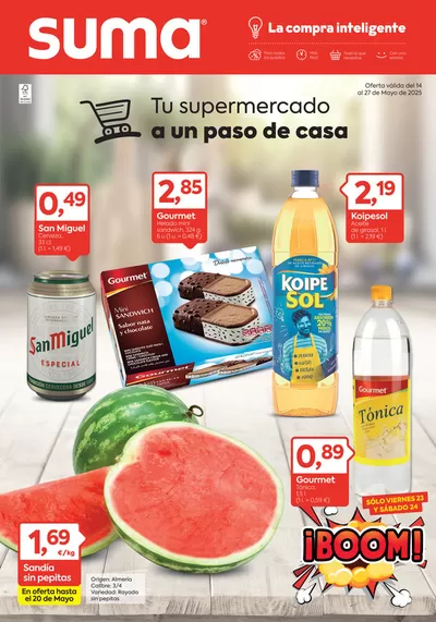 Catálogo Suma Supermercados en Palma de Mallorca |  Oferta válida del 14 al 27 de Mayo de 2025 | 14/5/2025 - 27/5/2025