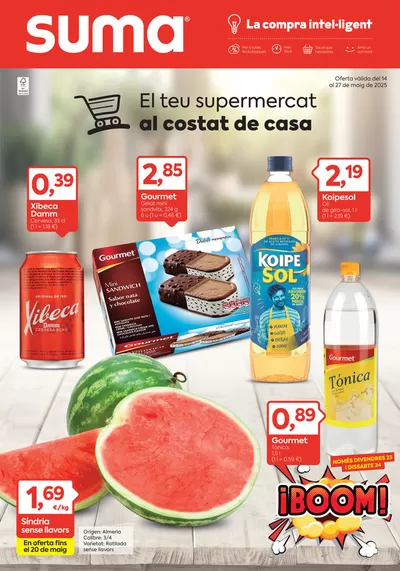 Catálogo Suma Supermercados | El teu supermercat al costat de casa | 14/5/2025 - 27/5/2025