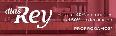 Catálogo Muebles Rey en Cáceres | Hasta el 40% en muebles y el 50% en decoración | 7/5/2025 - 19/5/2025