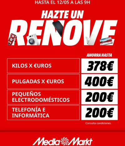 Ofertas de Informática y Electrónica en Tomares | ¡Hazte un Renove! de MediaMarkt | 7/5/2025 - 12/5/2025