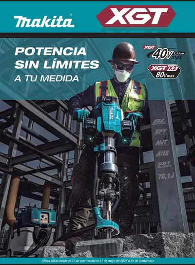 Ofertas de Jardín y Bricolaje en Villena | Novedades "Baterías XGT" MAKITA de Ferri | 7/5/2025 - 31/5/2025