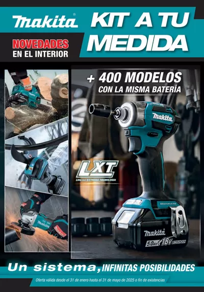 Ofertas de Jardín y Bricolaje en Onil | Oferta KIT A tU MEDIDA MAKITA de Ferri | 7/5/2025 - 31/5/2025