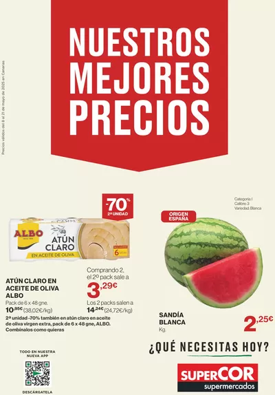 Catálogo Supercor | Precios válidos del 8 al 21 de mayo de 2025 en Canarias | 8/5/2025 - 21/5/2025