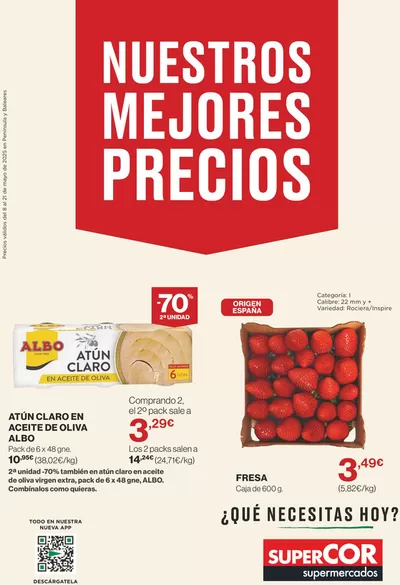 Catálogo Supercor en Málaga | Precios válidos del 8 al 21 de mayo de 2025 en Península y Baleares | 8/5/2025 - 21/5/2025