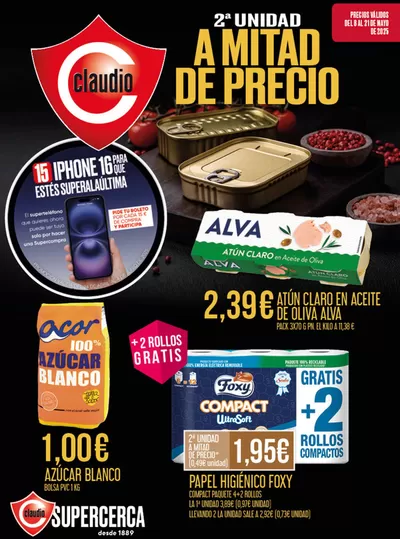 Catálogo Claudio en Cangas | DEL 8 AL 21DE MAYO DE 2025 | 8/5/2025 - 21/5/2025