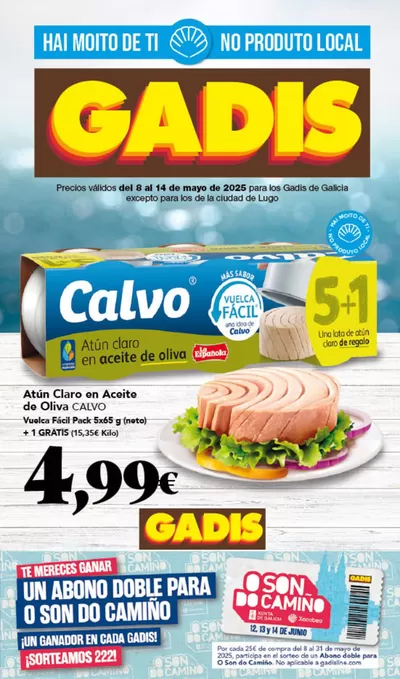 Catálogo Gadis en Vigo | Precios válidos del 8 al 14 de mayo de 2025 para los Gadis de Galicia | 8/5/2025 - 14/5/2025