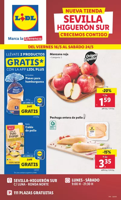Catálogo Lidl en Sevilla | Nueva tienda | 16/5/2025 - 25/5/2025