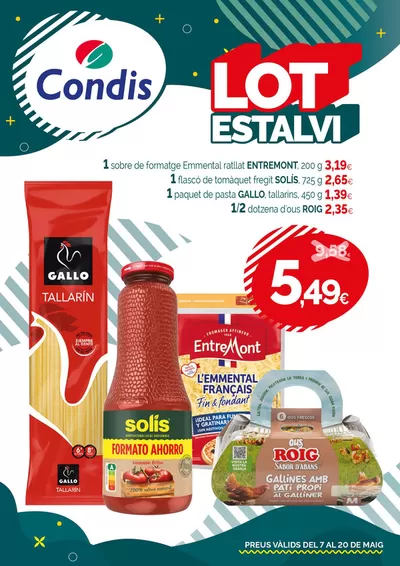 Catálogo Condis en Barcelona | PREUS VÀLIDS DEL 7 AL 20 DE MAIG | 8/5/2025 - 20/5/2025