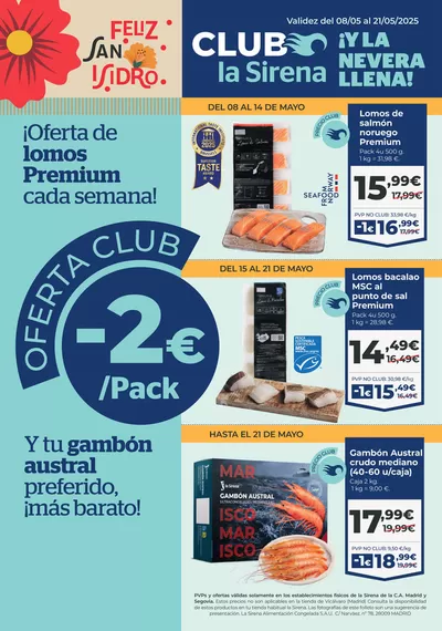 Catálogo La Sirena en Madrid | Validez del 08/05 al 21/05/2025 | 8/5/2025 - 21/5/2025