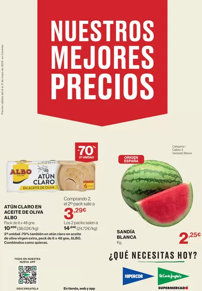 Catálogo El Corte Inglés | Nuestros Mejores Precios | 8/5/2025 - 21/5/2025