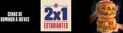 Ofertas de Restauración en Algete | ¡2x1 estudiantes! de Foster's Hollywood | 8/5/2025 - 29/6/2025