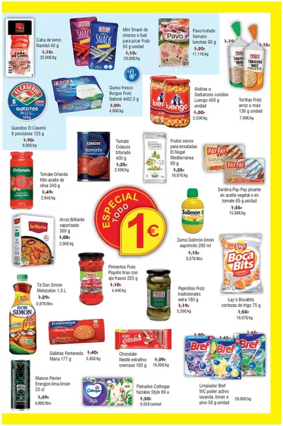 Ofertas de Hiper-Supermercados en San Cibrao (Lugo) | Froiz Especial 1, 2 y 3€ de Froiz | 9/5/2025 - 26/5/2025
