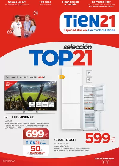 Ofertas de Informática y Electrónica en Peligros | TOP21 MAYO de Tien 21 | 9/5/2025 - 31/5/2025